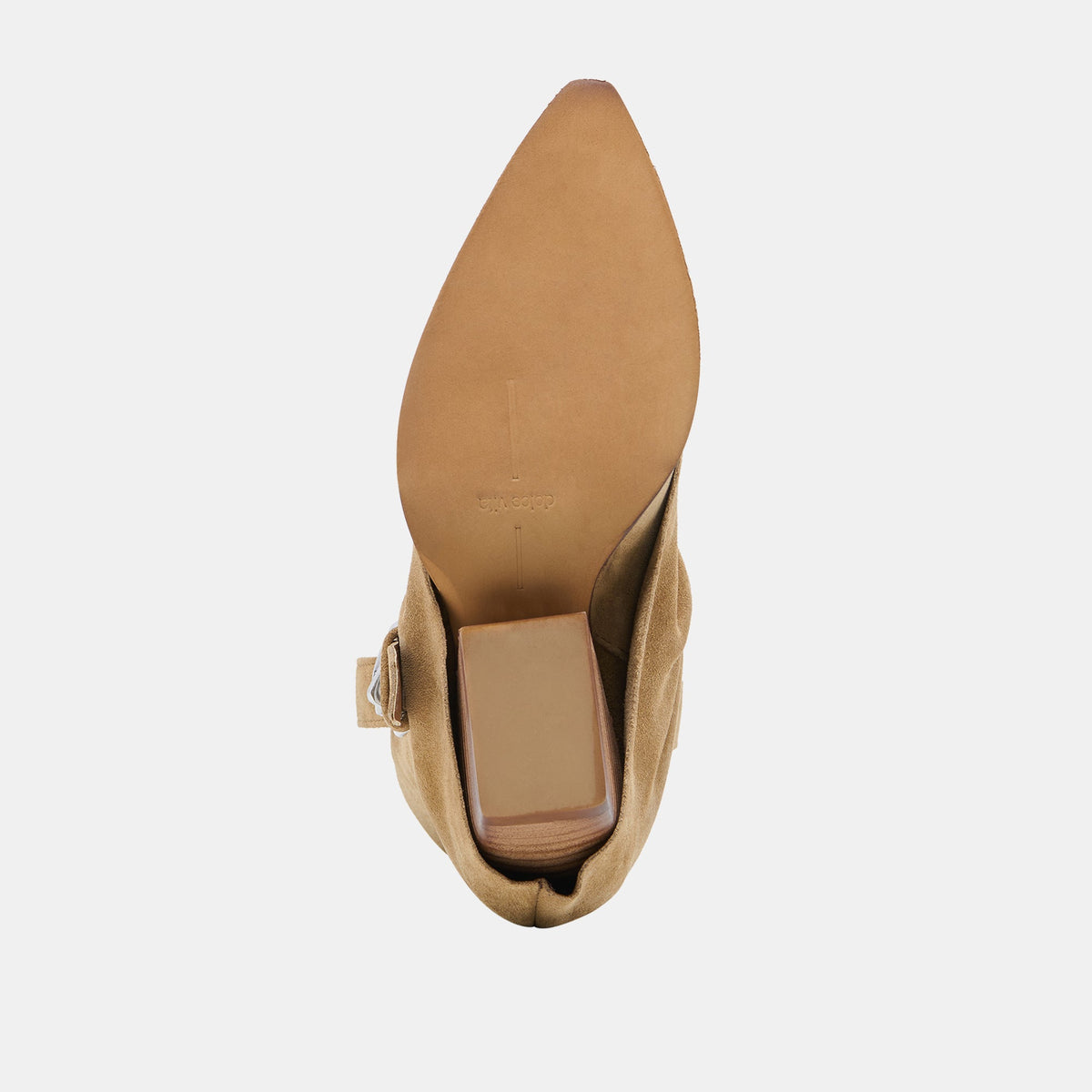Dolce Vita SHOES | ROGUE Camel Suede Mid-Calf Western Slouch Boots