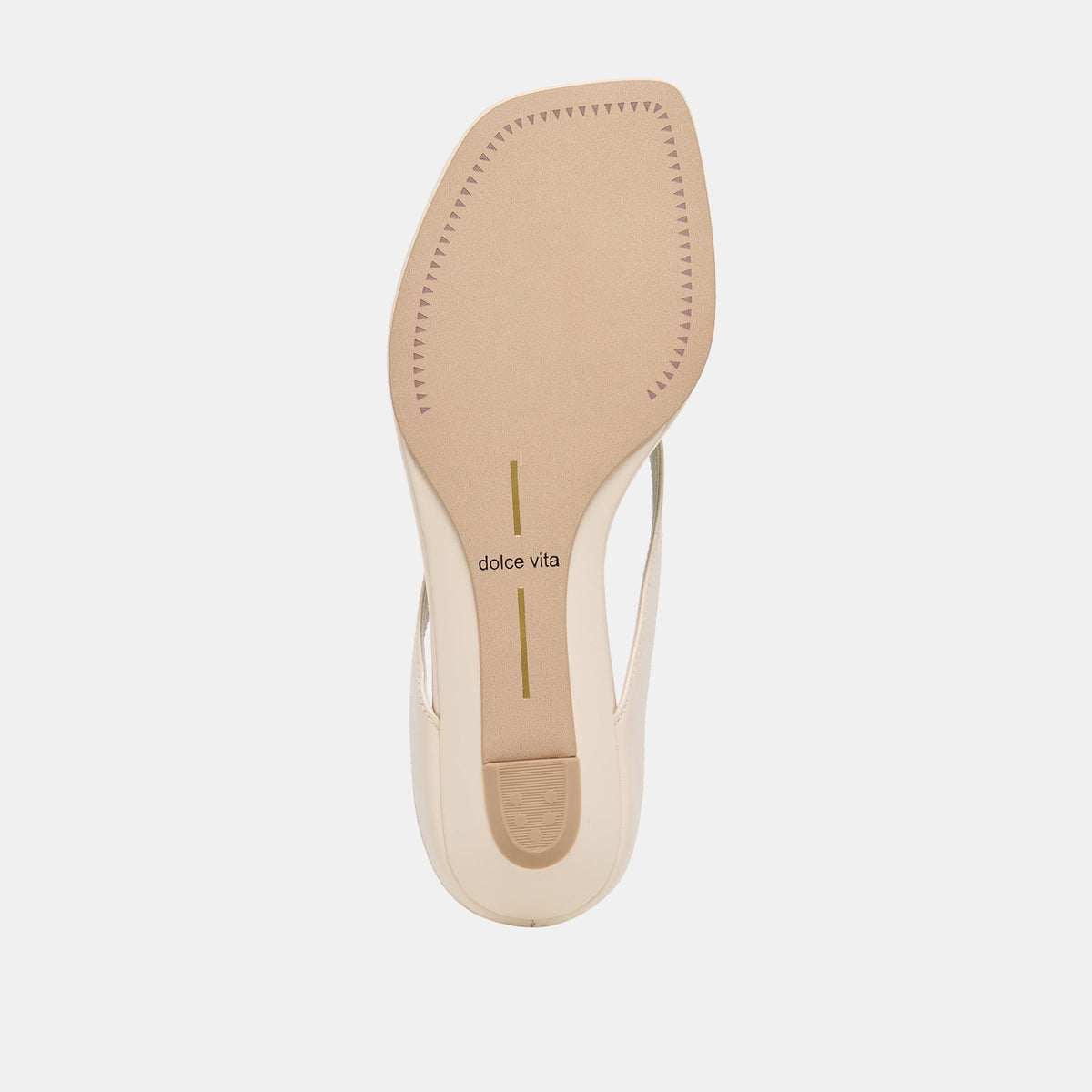 Dolce Vita SHOES | GIZEL Bone Leather Thong Square-Toe Sandals