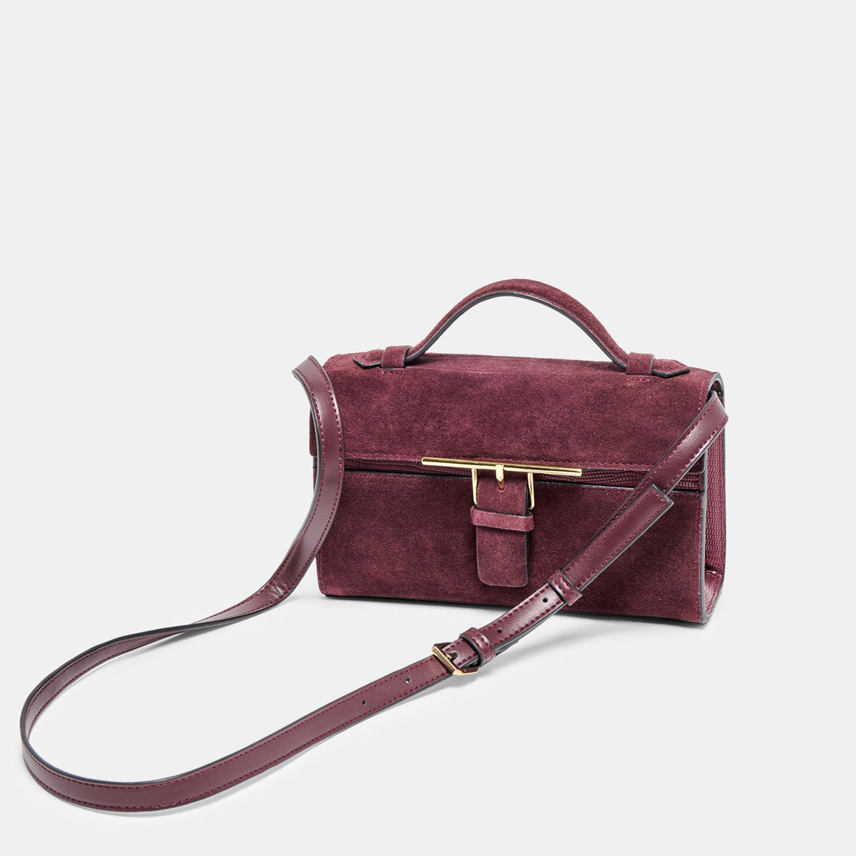 Dolce Vita HANDBAGS | Zannone Burgundy Suede Crossbody