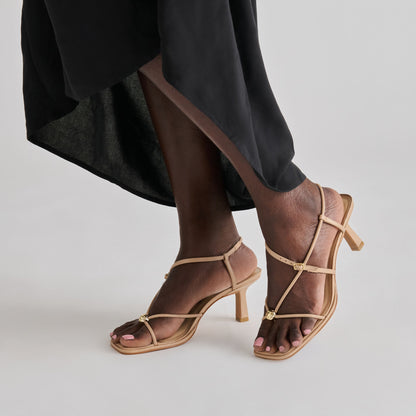 Dolce Vita SHOES | Mylee Light Tan Leather Heels