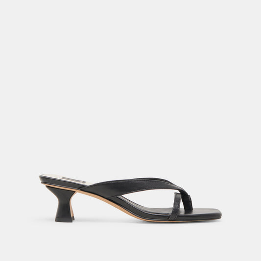 Dolce Vita SHOES | BREVEL HEELS ONYX LEATHER
 – Dolce Vita