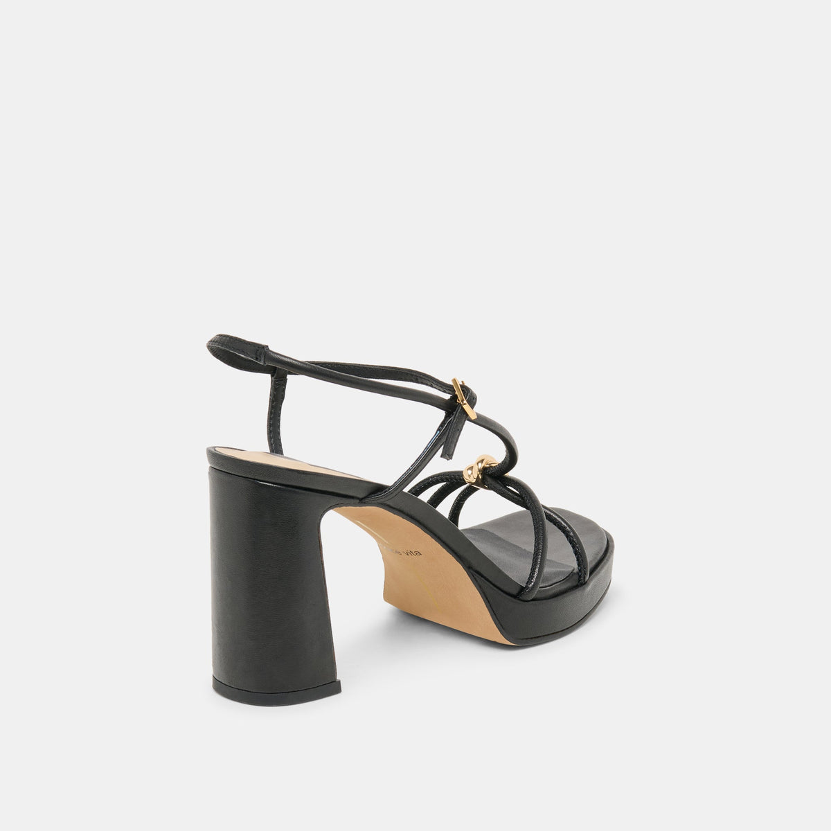 Dolce Vita SHOES | Odete Black Leather Heels