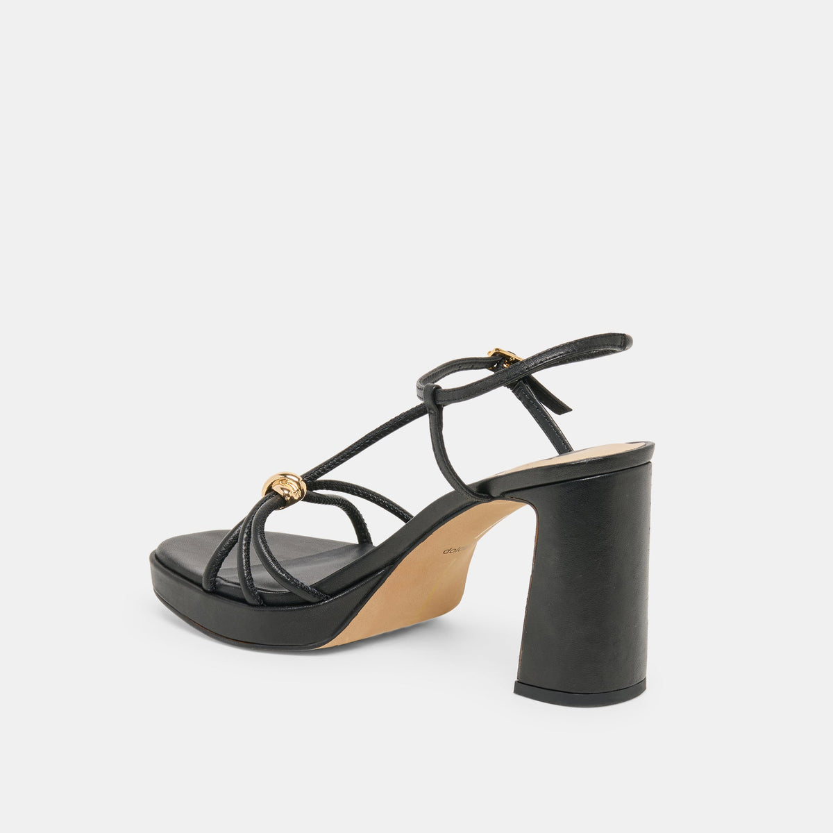Dolce Vita SHOES | Odete Black Leather Heels