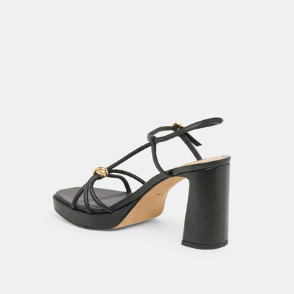 Dolce Vita SHOES | Odete Black Leather Heels