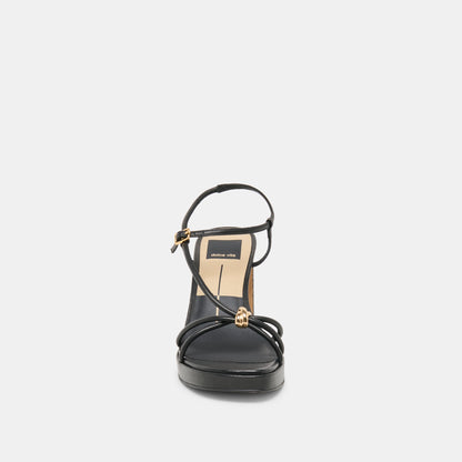 Dolce Vita SHOES | Odete Black Leather Heels