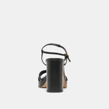Dolce Vita SHOES | Odete Black Leather Heels