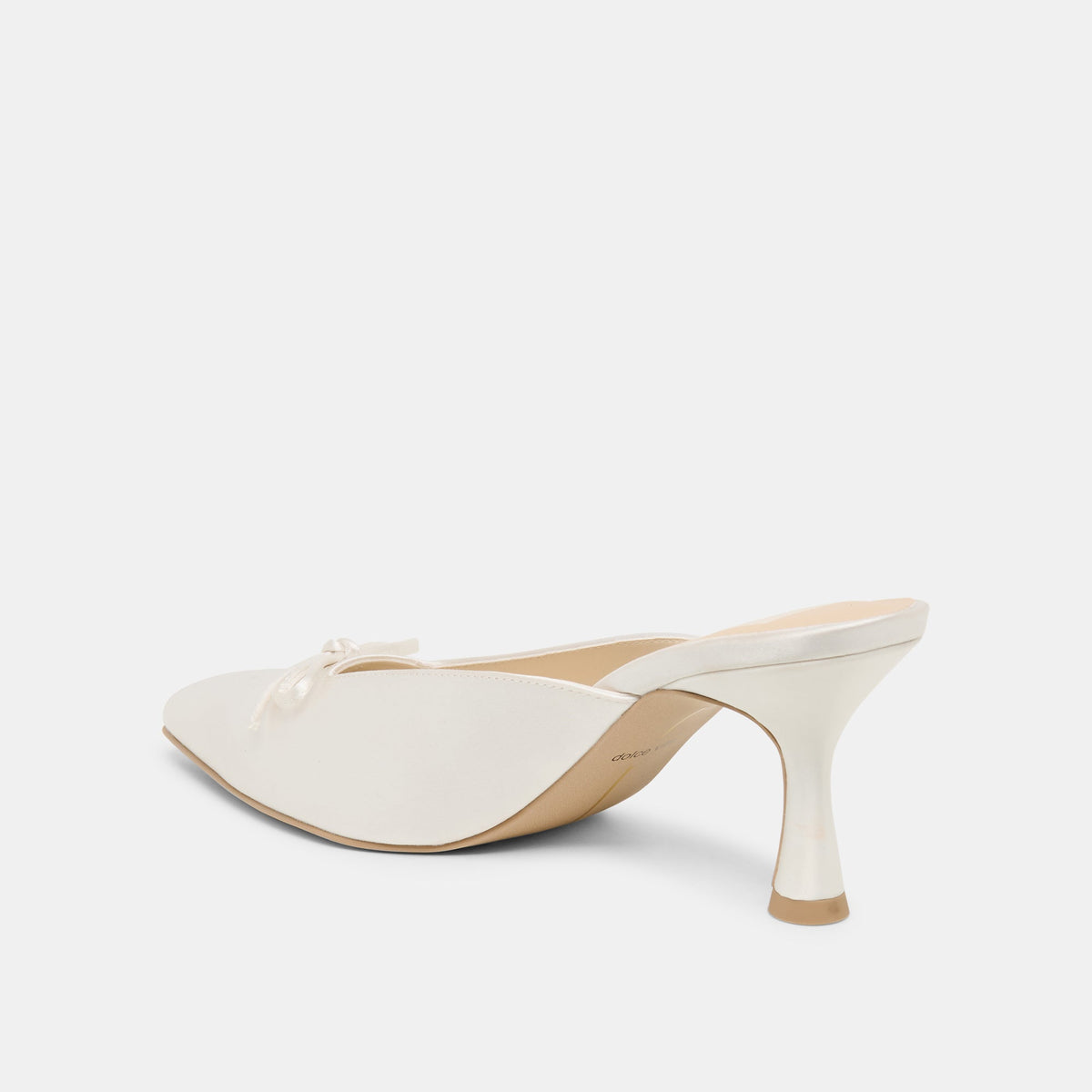Dolce Vita SHOES | Cleo High Off White Satin Heels