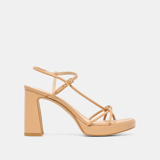 Dolce Vita SHOES | Odete Lt Tan Leather Heels
