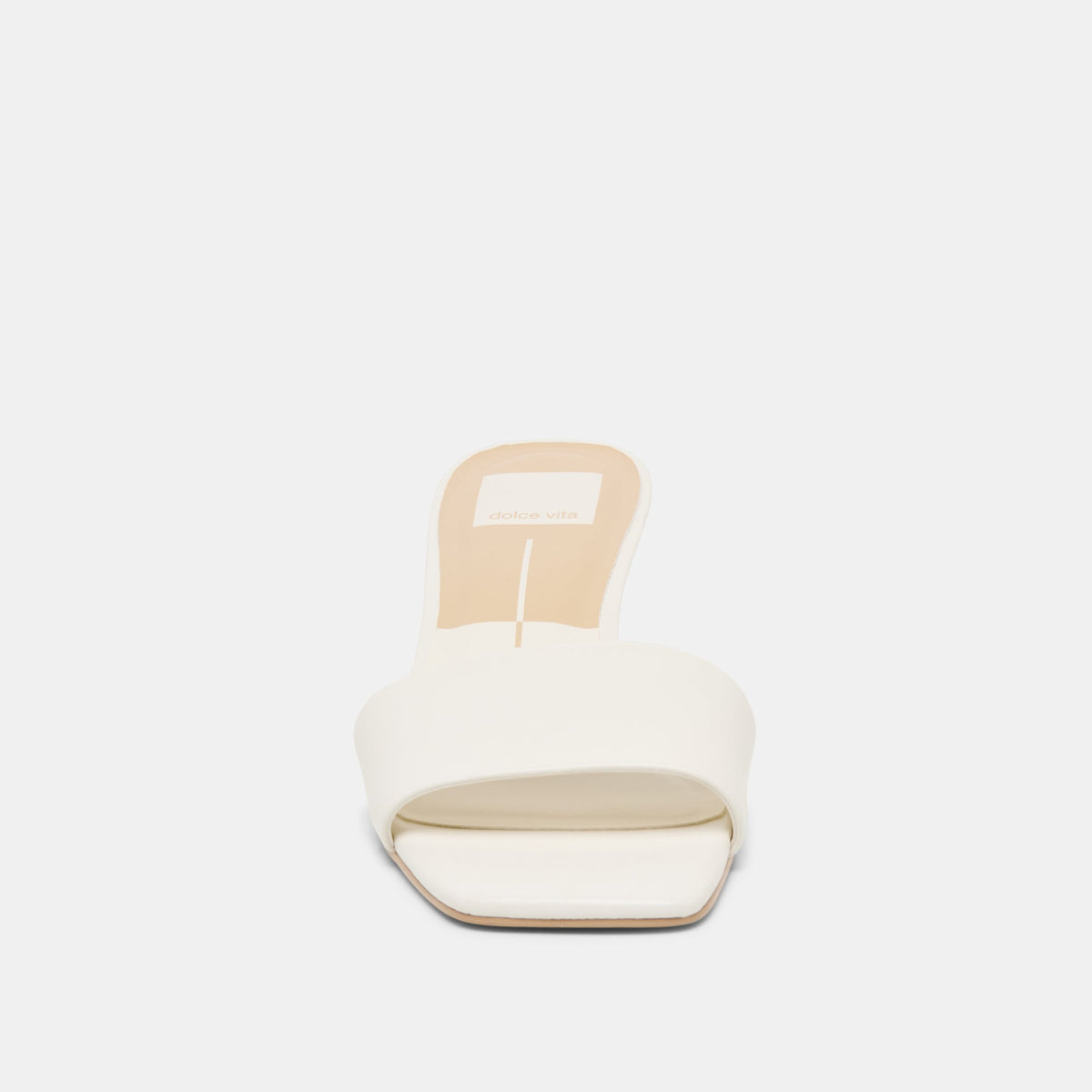 Dolce Vita SHOES | Rexa True White Leather Heels