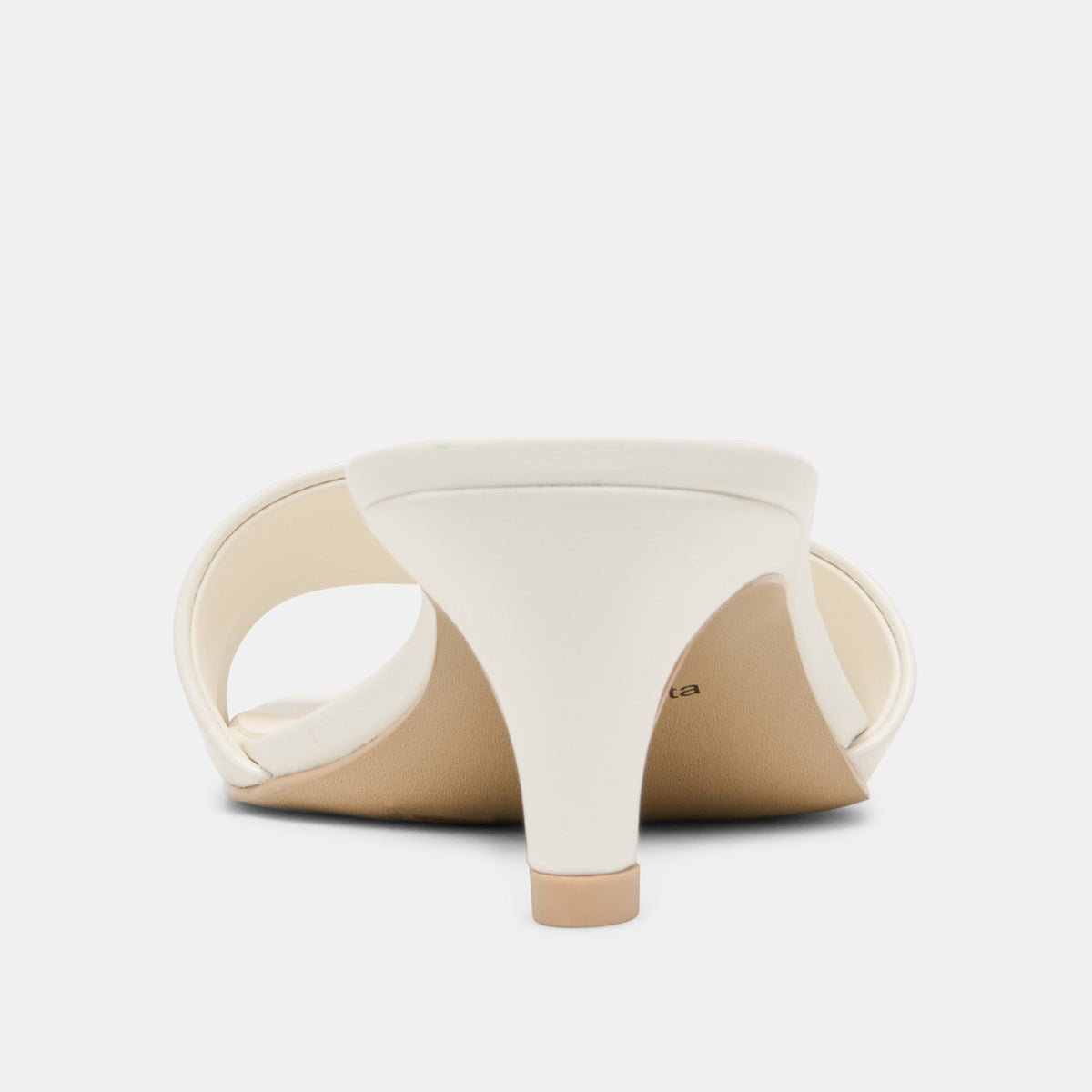 Dolce Vita SHOES | Rexa True White Leather Heels