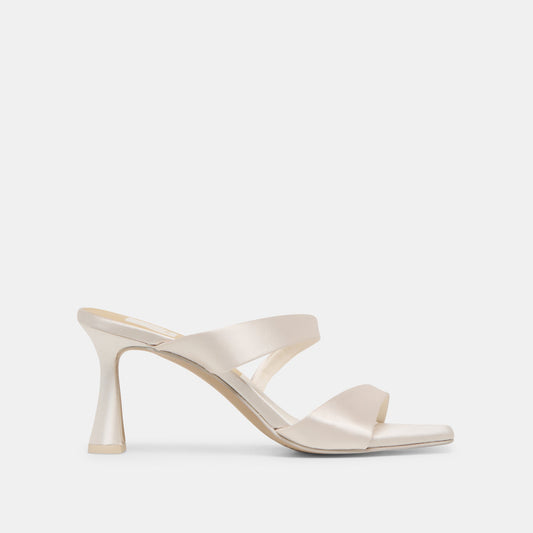 Dolce Vita SHOES | Icelyn Ivory Satin Heels