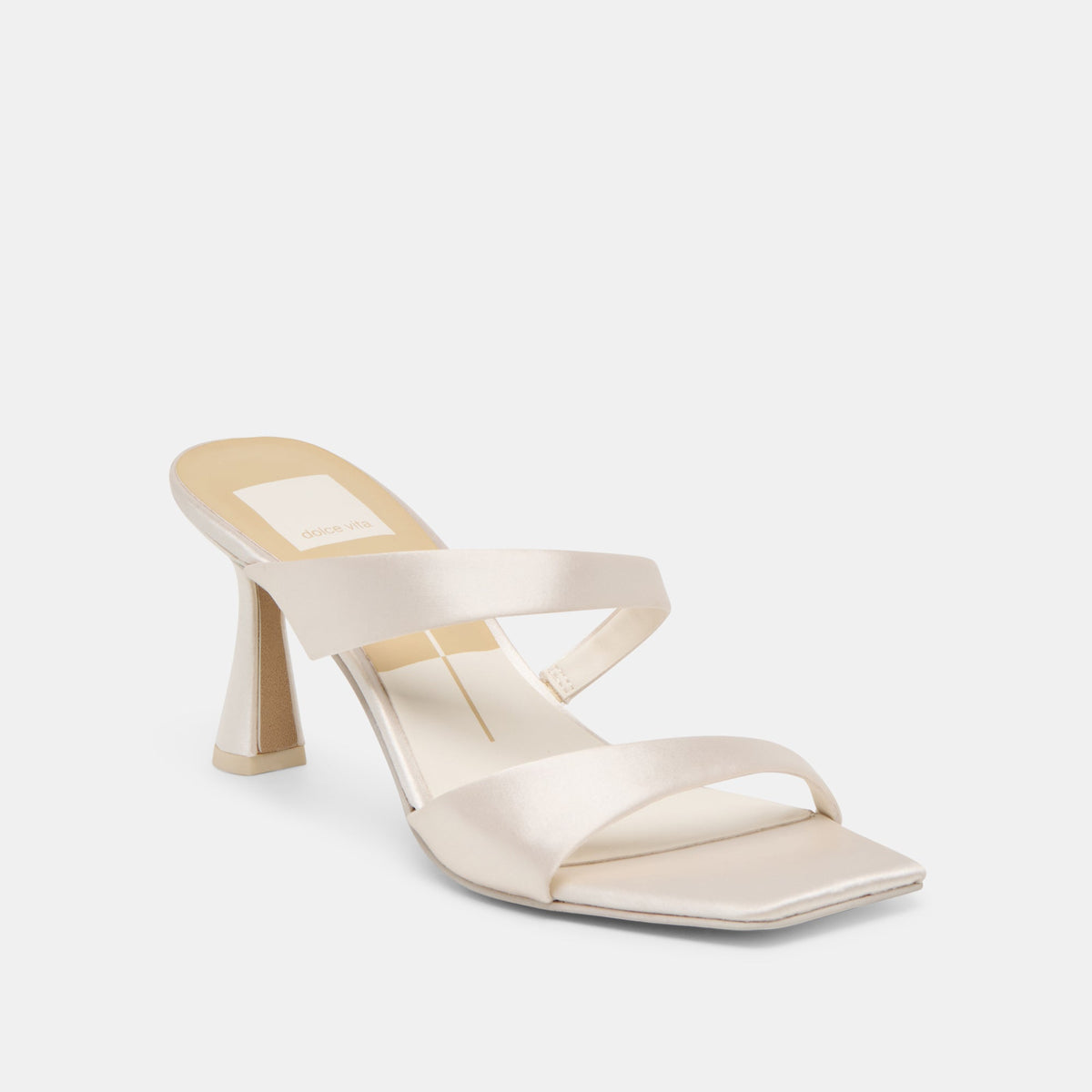 Dolce Vita SHOES | Icelyn Ivory Satin Heels