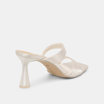 Dolce Vita SHOES | Icelyn Ivory Satin Heels