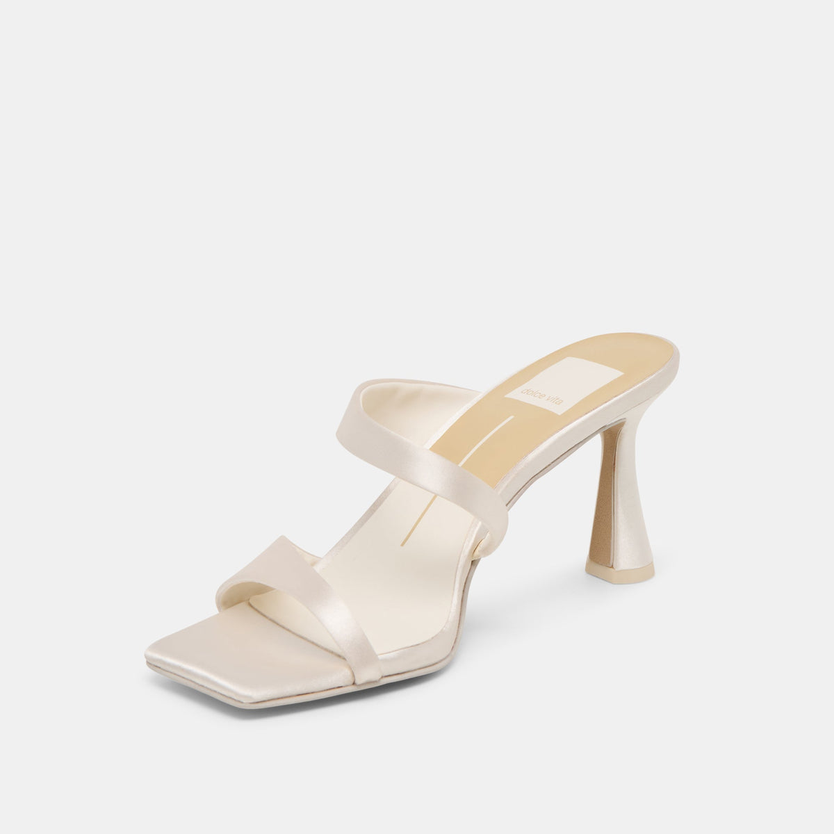 Dolce Vita SHOES | Icelyn Ivory Satin Heels