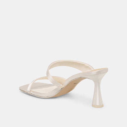 Dolce Vita SHOES | Icelyn Ivory Satin Heels