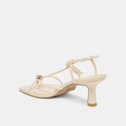 Dolce Vita SHOES | Mylee Creme Leather Heels