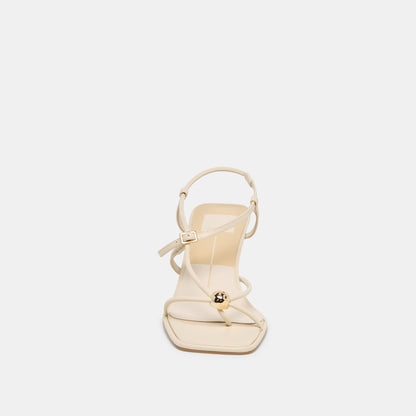 Dolce Vita SHOES | Mylee Creme Leather Heels