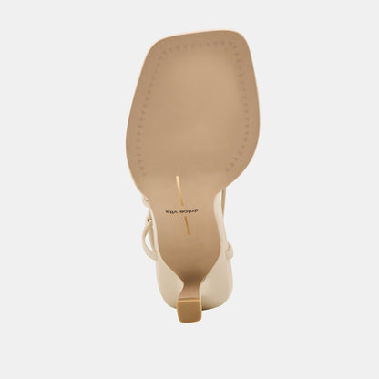 Dolce Vita SHOES | Mylee Creme Leather Heels