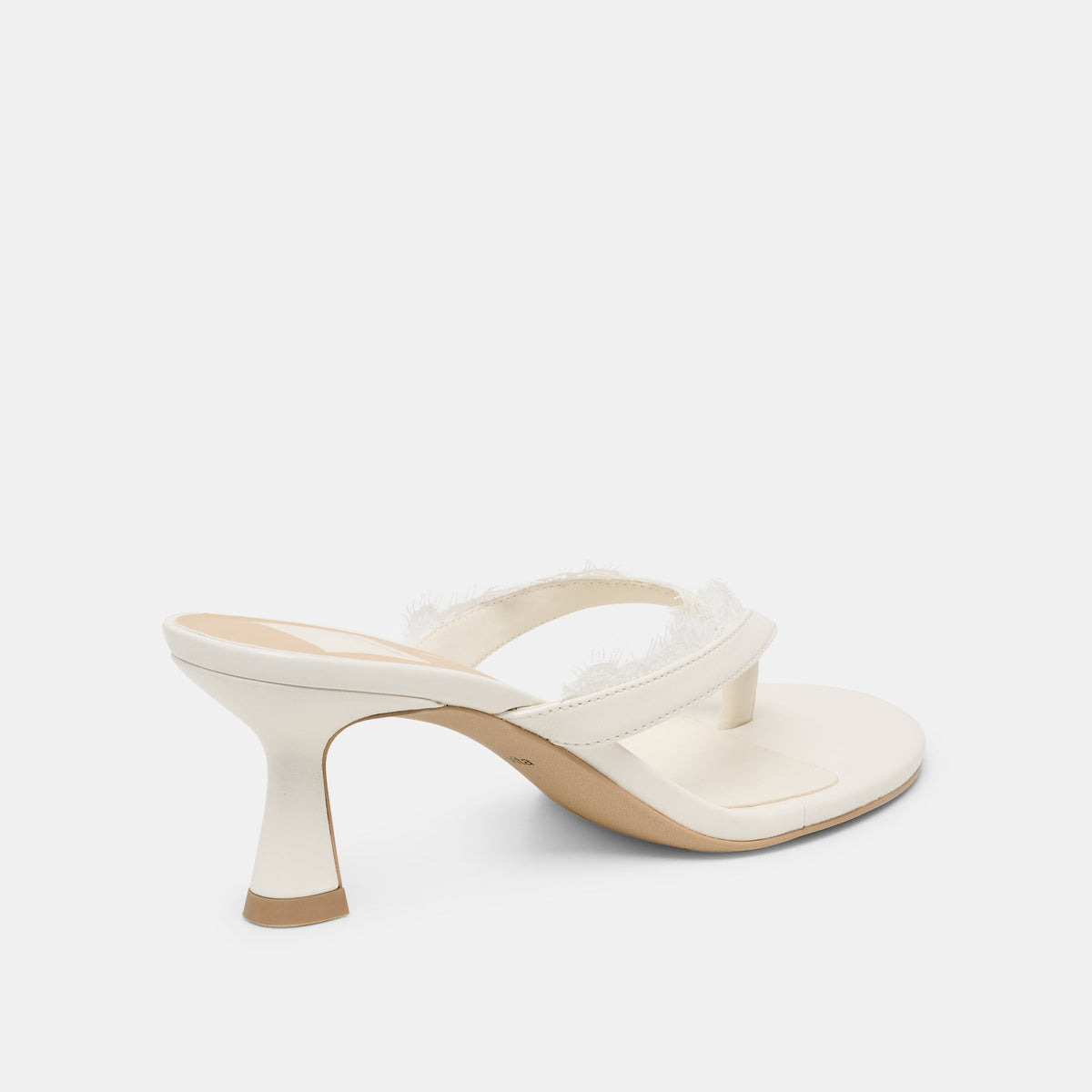 Dolce Vita SHOES | Daksie Lace True White Leather Heels