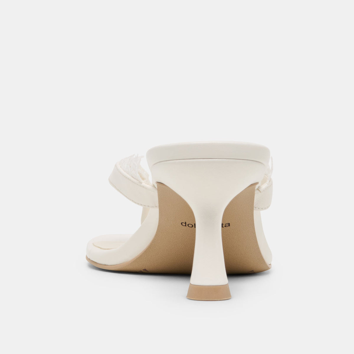 Dolce Vita SHOES | Daksie Lace True White Leather Heels