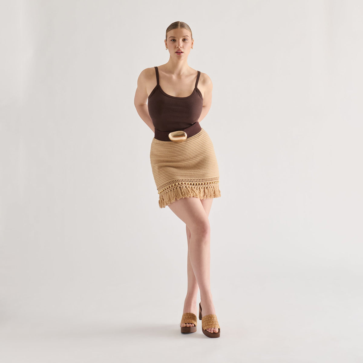 Dolce Vita SHOES | Celest Natural Raffia Heels