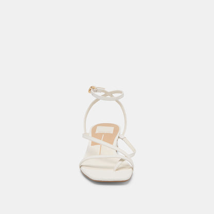 Dolce Vita SHOES | Karlos True White Leather Sandals