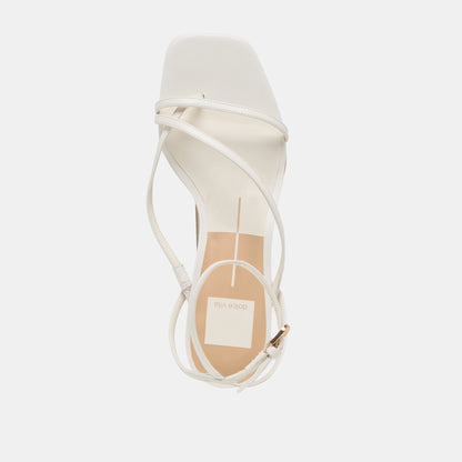 Dolce Vita SHOES | Karlos True White Leather Sandals