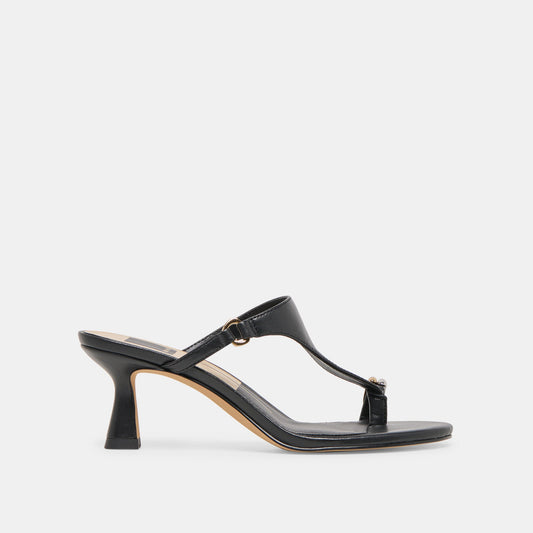Dolce Vita SHOES | Derrel Black Leather Heels