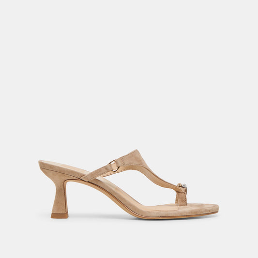 Dolce Vita SHOES | Derrel Camel Suede Heels