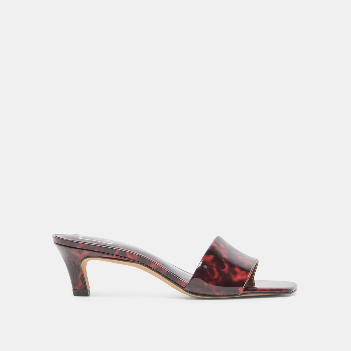 Dolce Vita SHOES | REXA Tortoise Patent Leather Kitten Heels