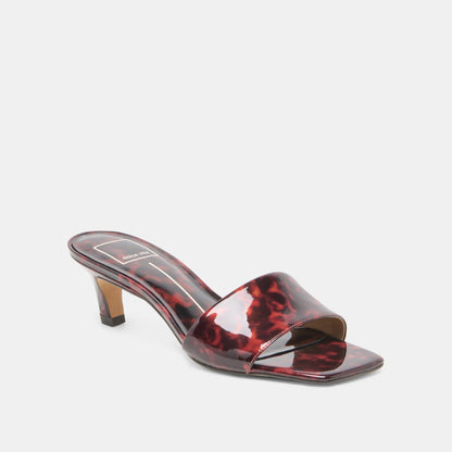 Dolce Vita SHOES | REXA Tortoise Patent Leather Kitten Heels