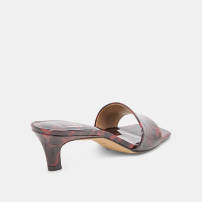 Dolce Vita SHOES | REXA Tortoise Patent Leather Kitten Heels