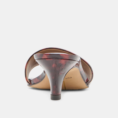 Dolce Vita SHOES | REXA Tortoise Patent Leather Kitten Heels