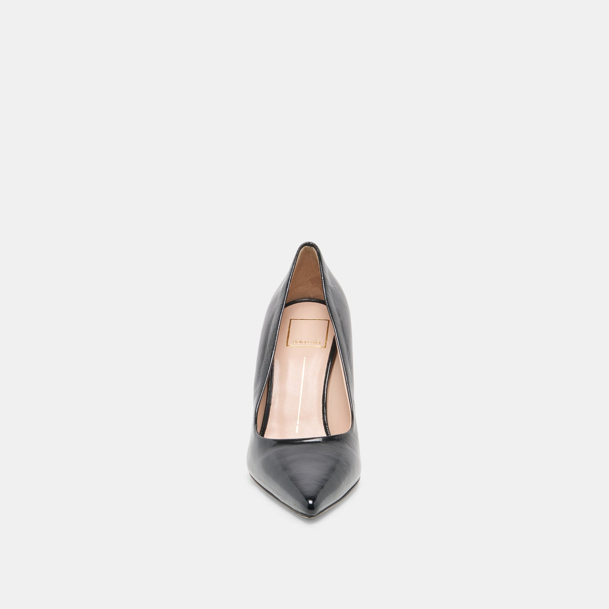 Dolce Vita SHOES | LANKY Black Leather Closed-Toe Pump Stiletto Heels