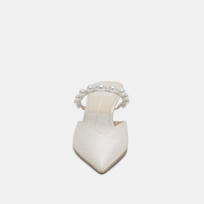 Dolce Vita SHOES | Kanika Pearl Mid Vanilla Pearl Heels