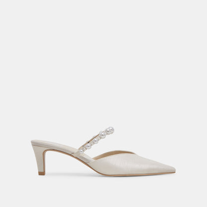 Dolce Vita SHOES | Kanika Pearl Mid Vanilla Pearl Heels