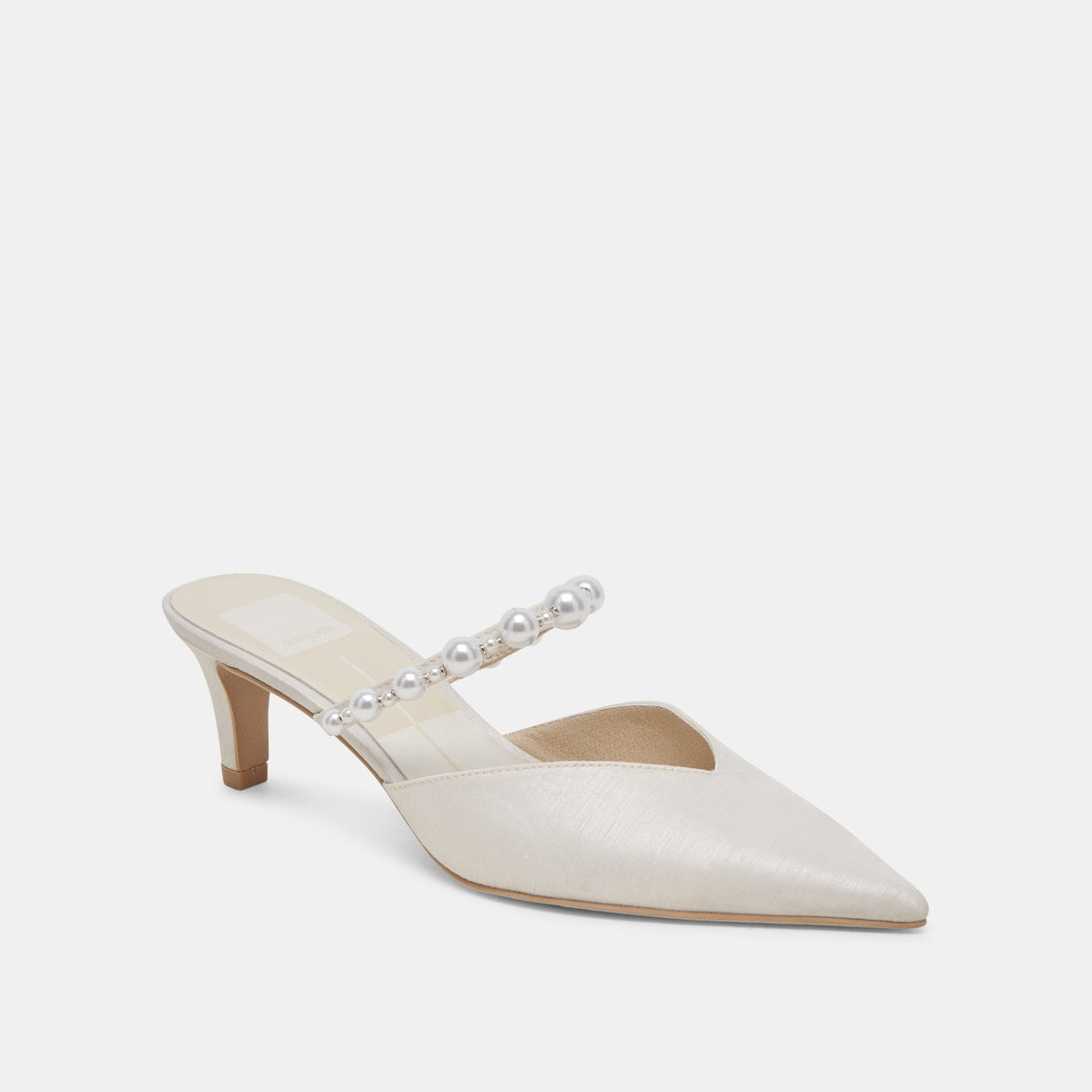 Dolce Vita SHOES | Kanika Pearl Mid Vanilla Pearl Heels