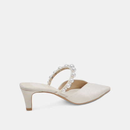 Dolce Vita SHOES | Kanika Pearl Mid Vanilla Pearl Heels