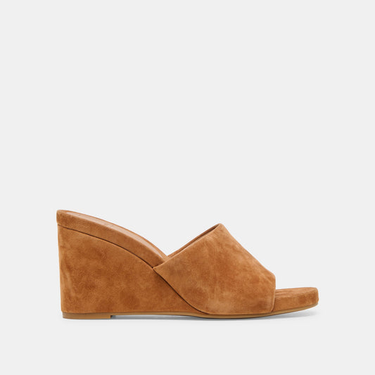 Dolce Vita SHOES | Holta Brown Suede Wedges