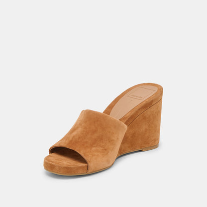 Dolce Vita SHOES | Holta Brown Suede Wedges