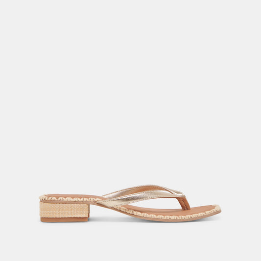 Dolce Vita SHOES | BARTY SANDALS GOLD METALLIC LEATHER
 – Dolce Vita