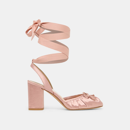 Dolce Vita SHOES | Tisha Lt Blush Satin Heels