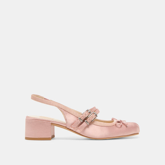 Dolce Vita SHOES | Loris Blush Satin Heels