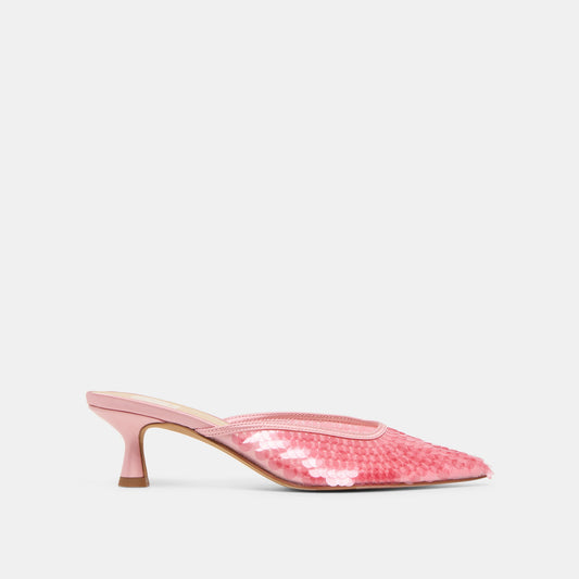 Dolce Vita SHOES | Cleo Sequin Light Pink Sequin Heels