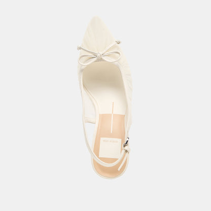 Dolce Vita SHOES | Yela White Tulle Heels