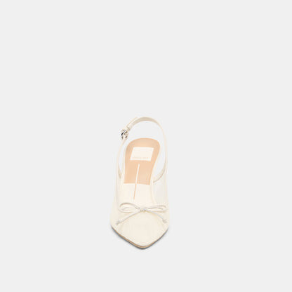 Dolce Vita SHOES | Yela White Tulle Heels