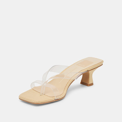 Dolce Vita SHOES | Brevel Vinyl Wide Crystal Jelly Heels