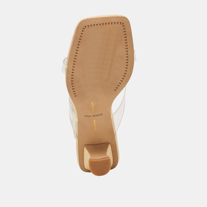 Dolce Vita SHOES | Brevel Vinyl Wide Crystal Jelly Heels