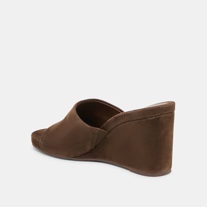 Dolce Vita SHOES | Holta Dk Brown Suede Wedges