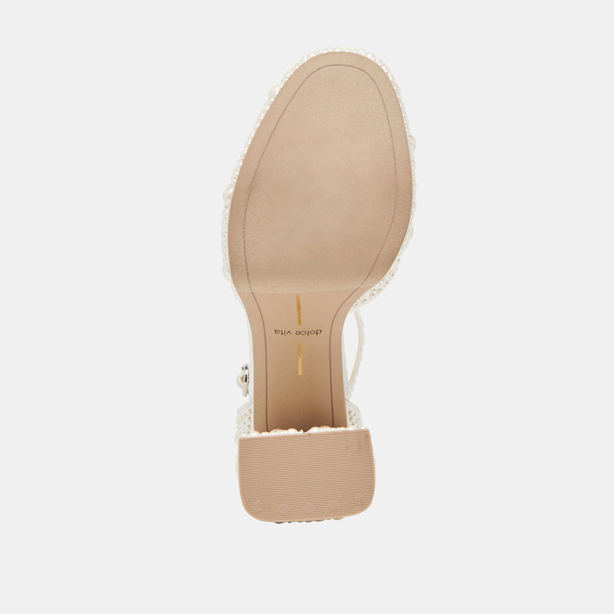Dolce Vita SHOES | PANDRO PEARL WIDE HEELS TRUE WHITE SATIN
 – Dolce Vita